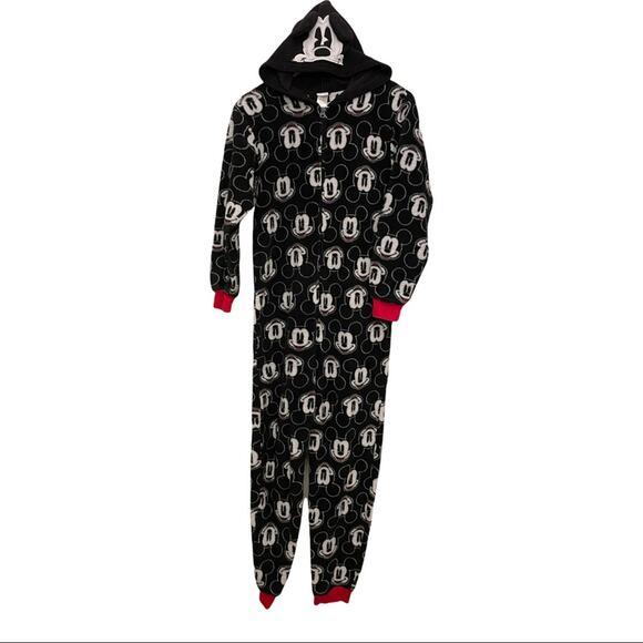 Disney Mickey Mouse Onesie Footie Pajamas Small - Picture 1 of 5